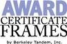 Award Certificate Frames